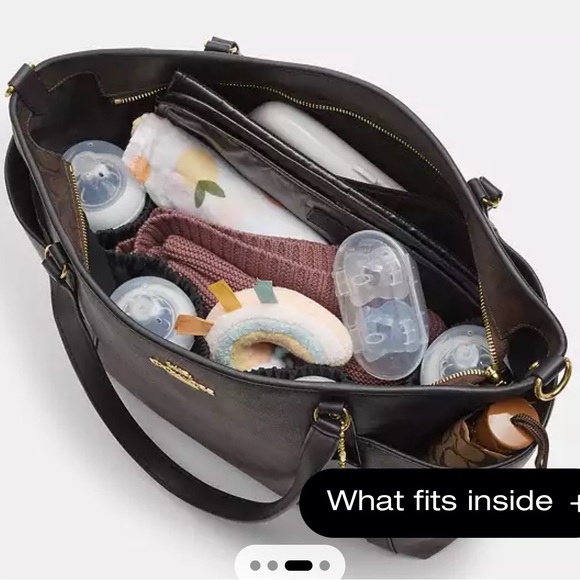 NWT COACH BLACK BABY BAG $450 - Picture 4 of 9